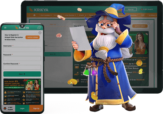 Create An Account With Krikya In Bangladesh